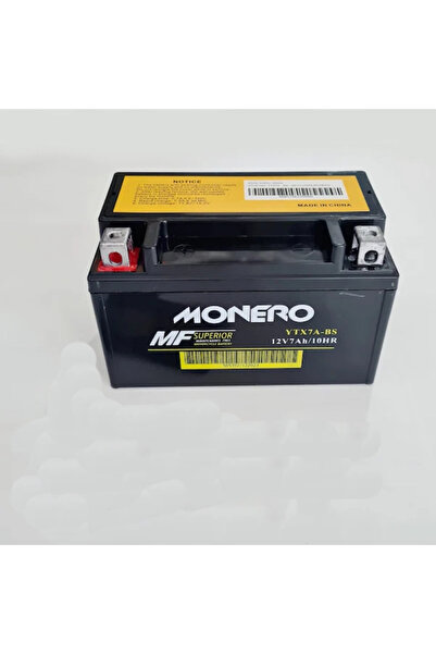 Arzu / Monero Monero AKÜ YTX7A-BS 12V 7AH MONDİAL Revival 50, Wing 50, Virago...