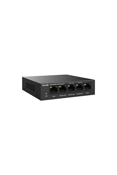 Tenda بوابة/راوتر إيثرنت جيجابت بخمسة منافذ مع تقنية POE طراز G0-5G-POE