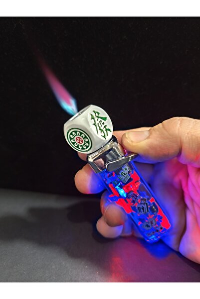 enyatakı Zar modeli ışıklı stres çarklı ızgaralı pürmüzlü kaliteli tarz çakmak