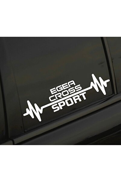 İŞCAN MOTOR Nabız Fiat Egea Cross Kelebek Cam Sticker Beyaz 2 Adet / Egea Cro...