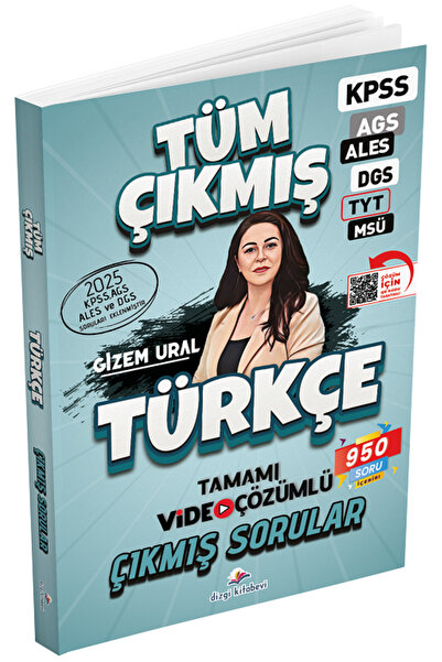 Dizgi Kitap Dizgi 2026 KPSS MEB-AGS ALES DGS TYT MSÜ Türkçe Çıkmış Sorular - ...