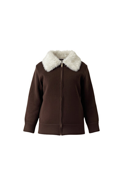 MODA MIHHEL Kürk Detaylı Hırka