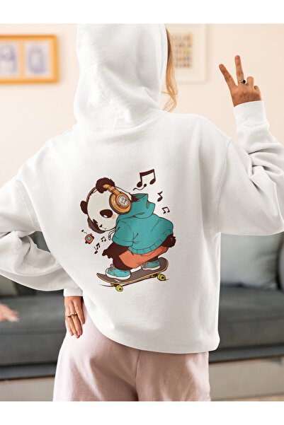 stil x Cute Pandas Printed Women's Sweatshirt