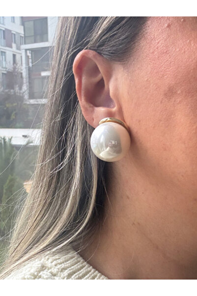 bijuxbymrv Large Pearl Earrings