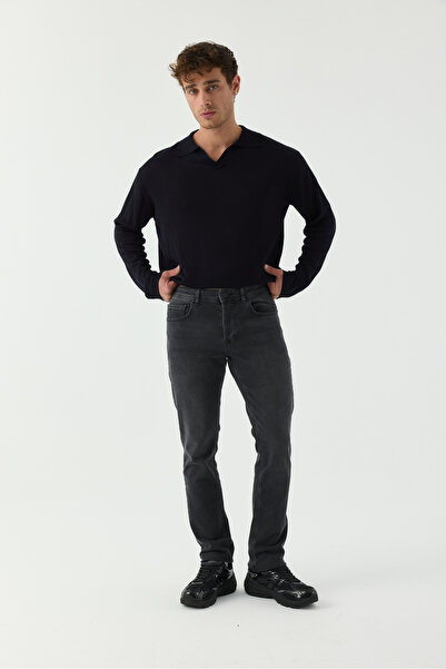 MINCHETTO Regular C201-405 Casual Men's Straight Stretch Jeans Regular Waist ...