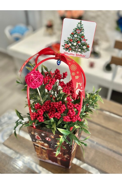 Luvi Handmade Çantalı Kokina 🌺Aşırı Doğal Yapay Kalıcı Ürün💯🌺