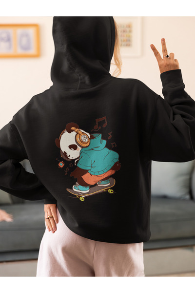 stil x Cute Pandas Printed Women's Sweatshirt