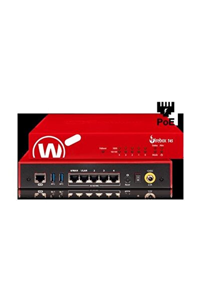 WATCHGUARD Firebox T45-Poe + 1 Year License Free Installation Support