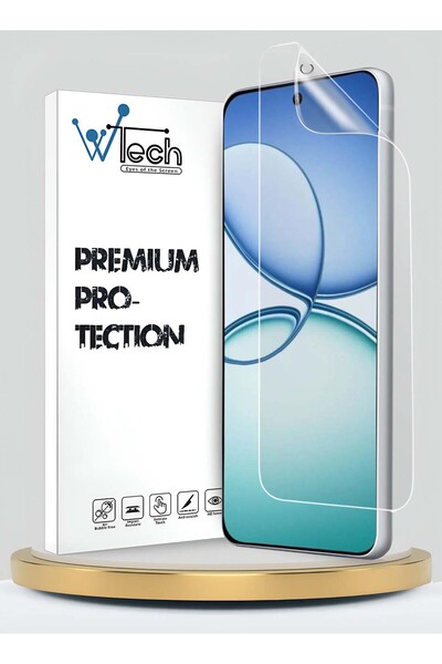 Wtech Realme 15T 5G 2025 غشاء هيدروجيل فاخر رقيق ومرن وشفاف