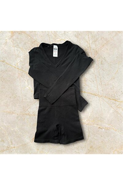 Krm Ambalaj Seamless shorts crop sports set