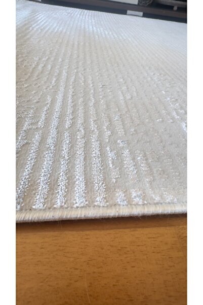 denf home İnce Sık Saten Dokuma Krem Parlak Kaymaz Salon Koridor Oturma Odası...