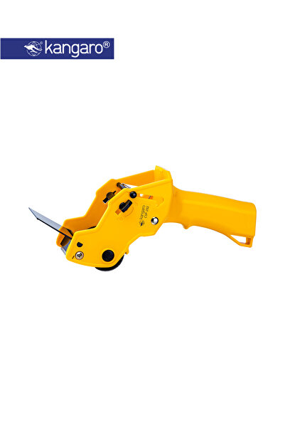Kangaro Packing Tape Dispenser 50mm, Handheld Carton Sealing Gun with Cutter