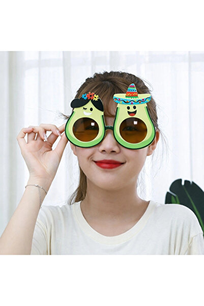 lowell home Hawaii Themed Avocado Glasses – Costume & Party Glasses