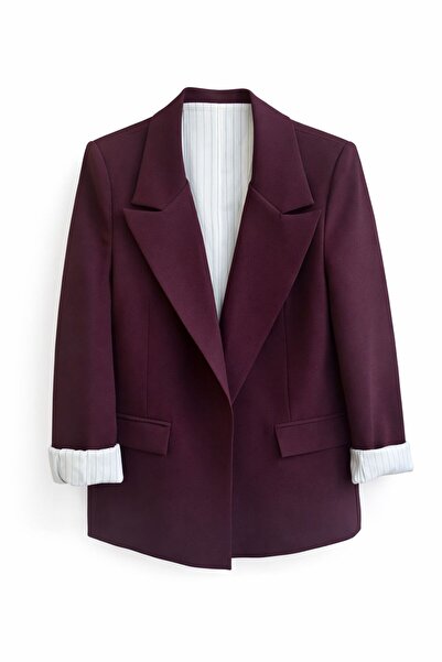 SHUR BOUTİQUE Düğmesiz Blazer Ceket