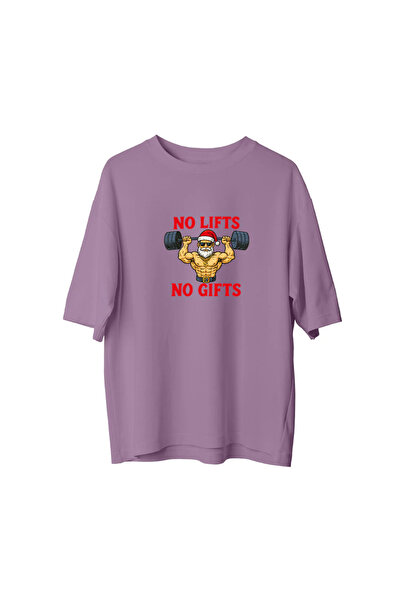 CANDLEMASTORE No Lift No Gift - Oversized T-Shirt