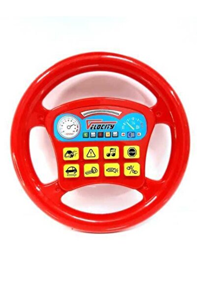 moontime alaçatı Renkli Pilli Müzikli Direksiyon Çocuklar İçin Eğlenceli Oyuncak