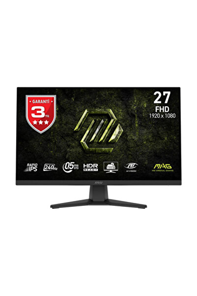 MSI MAG 272F X24 27″ 240Hz 0.5MS Adaptive Sync Full HD Flat Rapid IPS Gaming ...