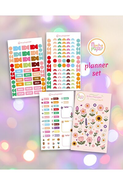 Mucha Paper Planner Set