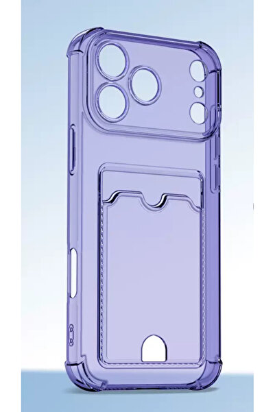 EDELFU آيفون 17 برو ماكس - حافظة هاتف شفافة مع محفظة، حافظة ناعمة مقاومة للصدمات