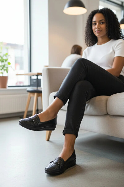 GokceKundura06 Women's Orthopedic Bowknot Elastic Comfortable Sole Ballerinas