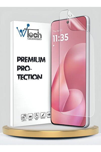 Wtech موتورولا موتو جي 57 باور 5G 2025، غشاء هيدروجيل فاخر رقيق ومرن وشفاف