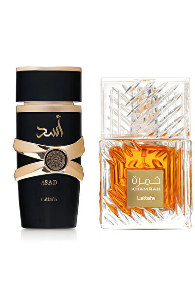 lattafa Khamrah 100 ml + Asad 100 ml