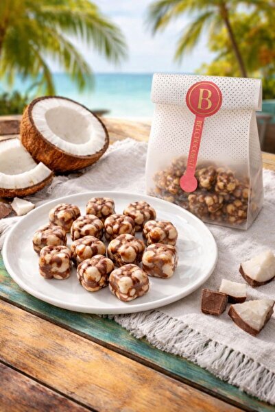 Sütlü Çikolatalı Hindistan Cevizi Küp Draje - 150 Gr.