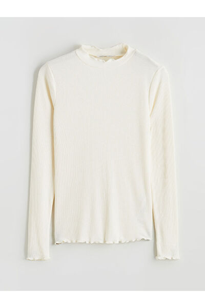 LC Waikiki RMZ GİYİM FARKIYLA Fırfırlı Hakim Roba Yaka Kadın Body