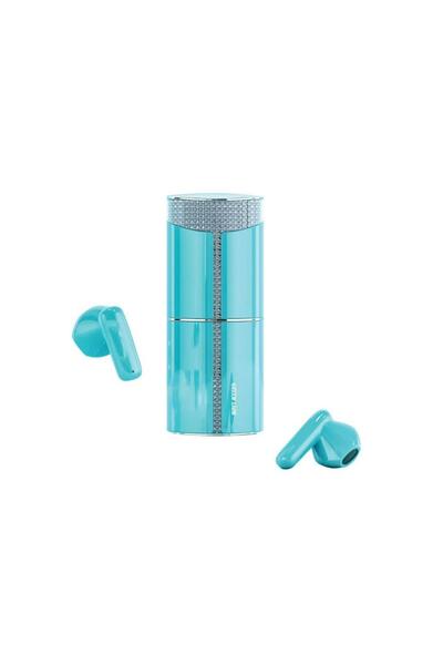 Green Lion سماعات أذن لاسلكية حقيقية بتصميم أحمر شفاه، مزودة بتقنية بلوتوث 5.3، ومقاومة للماء بمعيار IPX5، ووقت تشغيل يصل إلى 22 ساعة، وصوت ستيريو.