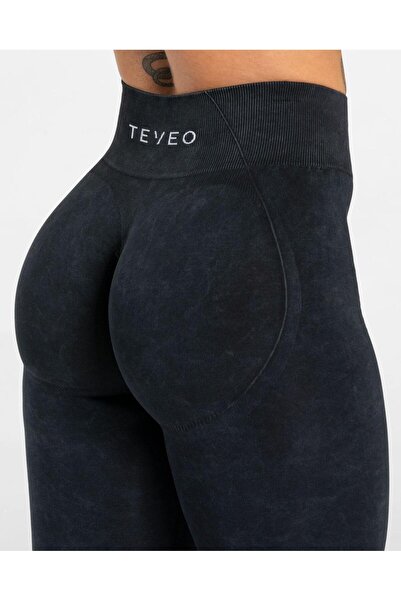 MORPHO SEAMLESS Morpho Push-Up Acid Wash Pink Sports Leggings