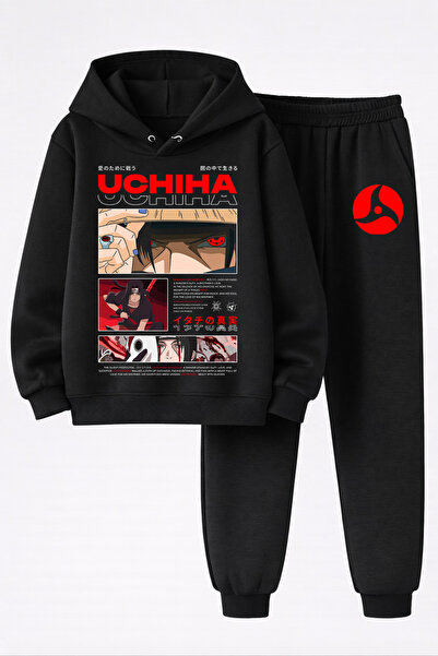 MAGORS Itachi Uchiha Printed 3-Ply Quality Sweatshirt and Trackpants Children...