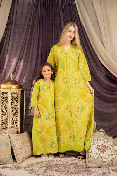 AFandina جلابية الأم والبنت أناقة عائلية تناسب كل الأوقات SM -49