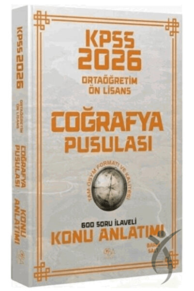 CBA Akademi 2026 KPSS Lise Ortaöğretim Ön Lisans Coğrafya Pusulası Konu Anlatımı