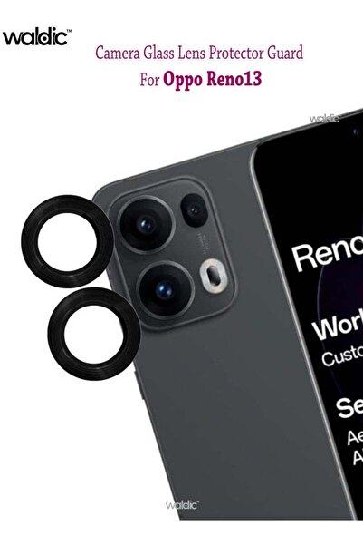 Generic واقي شاشة عدسة الكاميرا لهاتف أوبو رينو 13 - أسود