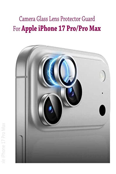 Generic Apple iPhone 17 Pro/Pro Max For Camera Lens Screen Protector - Silver