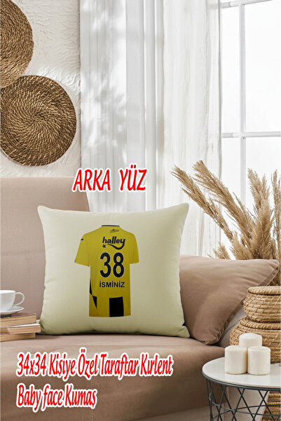 Butik Personalized Form Printed Baby Face Fabric Luxury Siliconeized Cushion