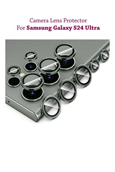 Generic واقي شاشة حلقي لعدسة كاميرا سامسونج جالاكسي إس 24 بلس - أخضر