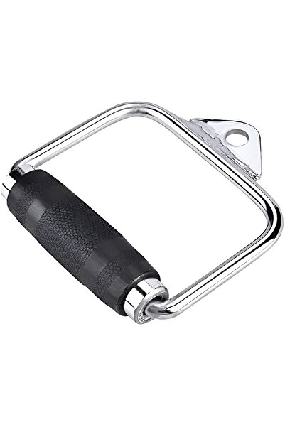 Marshal Fitness Single D-Handle Cable Attachment with LAT Pull Down Design