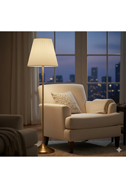 terndat tall gold floor lamp