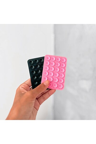 Bektas HomeOffice Silikonlu Vantuz Beyaz ve Pembe Telefon Vantuz Tutucu 2 Adet