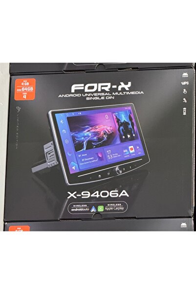 For-X X-9406A 10.1 İNÇ 4 RAM 64 HAFIZA IPS FULL TOUCH ANDROİD OYNAR BAŞLIKLI ...
