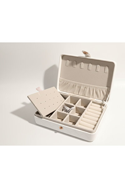 Meya design Quilted Patterned Pink Jewelry & Jewelry Box – Stylish and Conven...