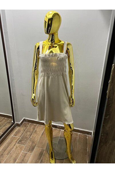 ASLAMI TEKSTIL Guipure Detailed Dress Model