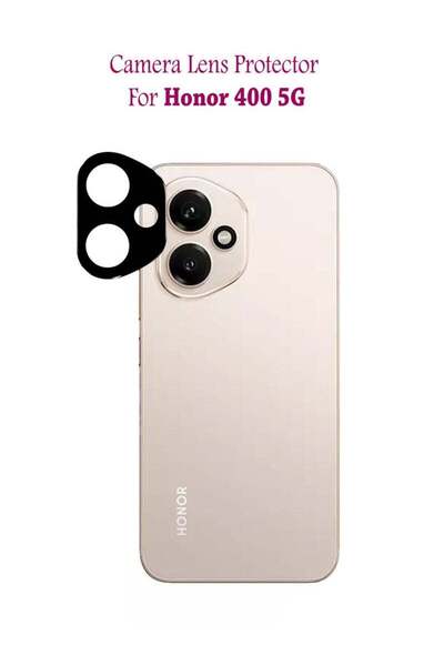Generic واقي شاشة عدسة الكاميرا لهاتف Honor 400 5G - أسود