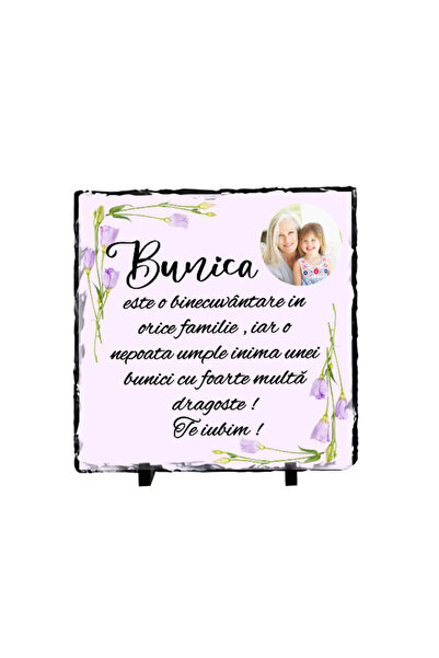 Bee Funky Personalized Slate Plaque 15 x 15 cm Grandma