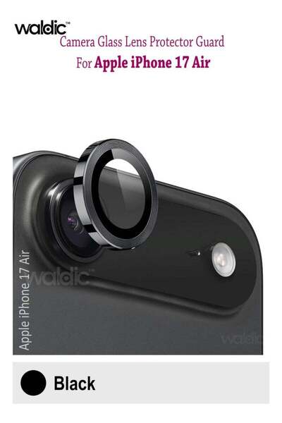 Generic واقي عدسة الكاميرا لهاتف آيفون 17 إير من آبل، غطاء عدسة معدني فردي - ...