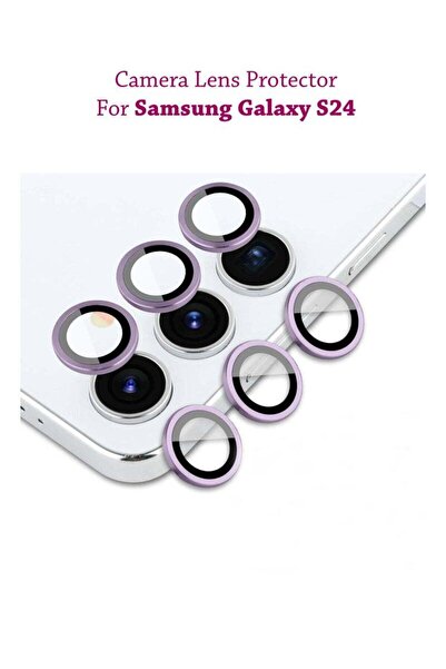 Generic Samsung Galaxy S24 For Camera Lens Screen Protector - Purple