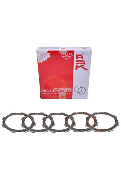 GMS Ask clutch pad cbf 150 - ybr - cg set of 5 # 50318