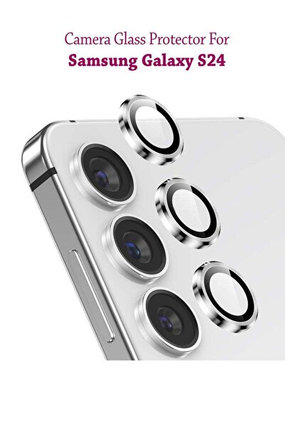 Generic Samsung Galaxy S24 For Camera Lens Screen Protector - Silver