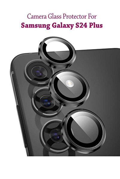 Generic واقي شاشة حلقي لعدسة كاميرا سامسونج جالاكسي إس 24 بلس - أسود